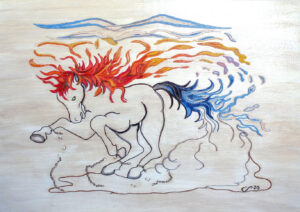 dimensioni 100x72 cm
tecnica mista su cartone
